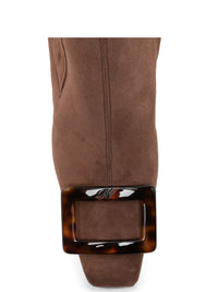 Roger Vivier Women Bellevivier Suede Leather Boots