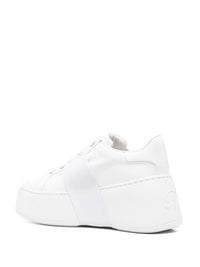 Roger Vivier Women Viv Skate High Strass Leather Sneakers