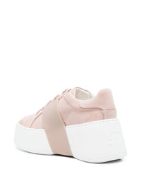Roger Vivier Women Viv Skate High Strass Leather Sneakers