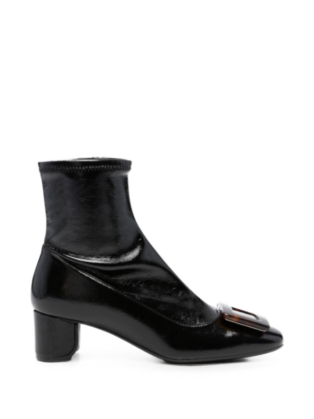 Roger Vivier Women Roundy Turtle Leather Boots