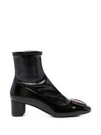 Roger Vivier Women Roundy Turtle Leather Boots