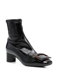 Roger Vivier Women Roundy Turtle Leather Boots