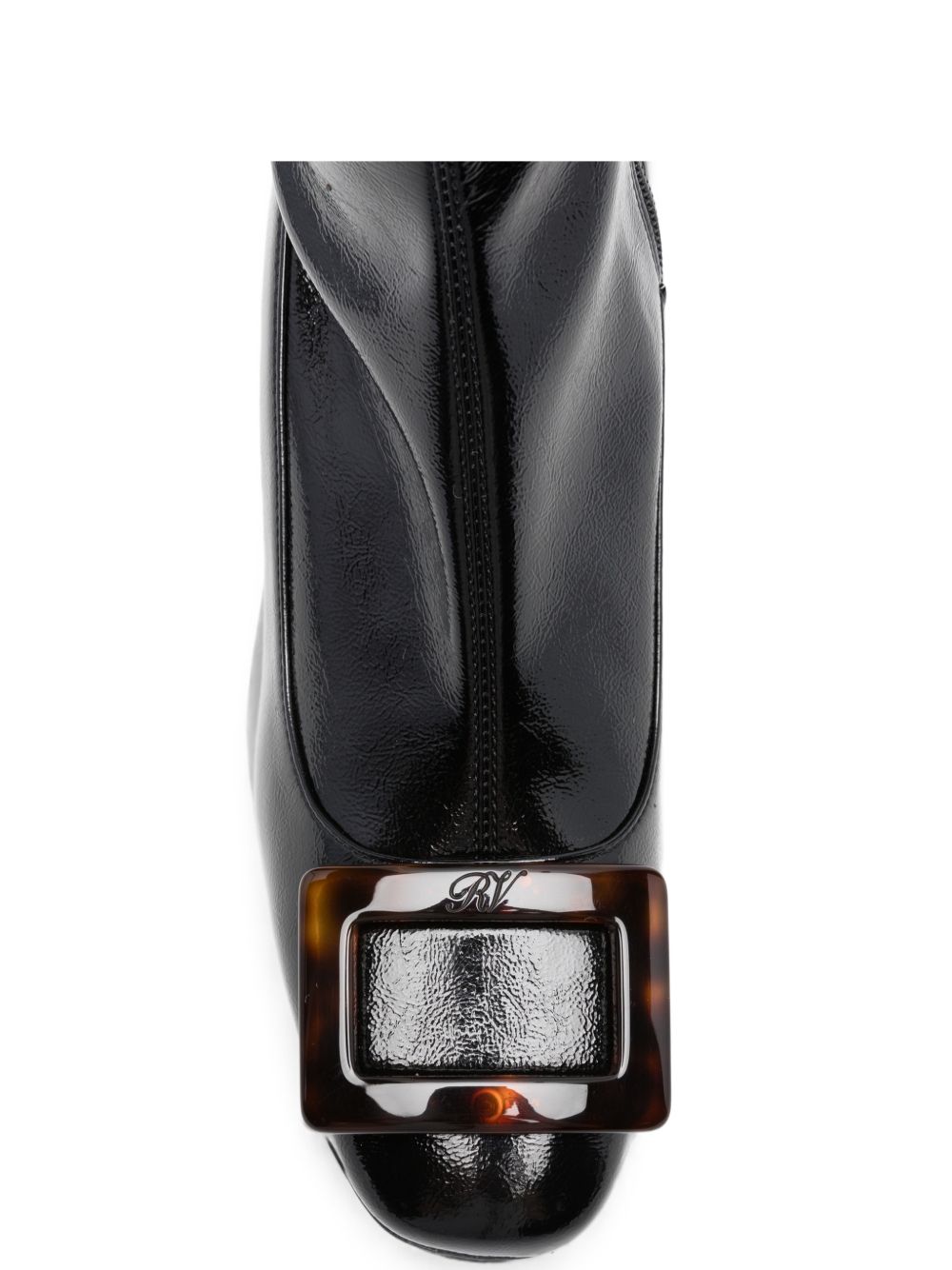 Roger Vivier Women Roundy Turtle Leather Boots