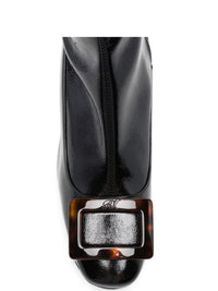 Roger Vivier Women Roundy Turtle Leather Boots