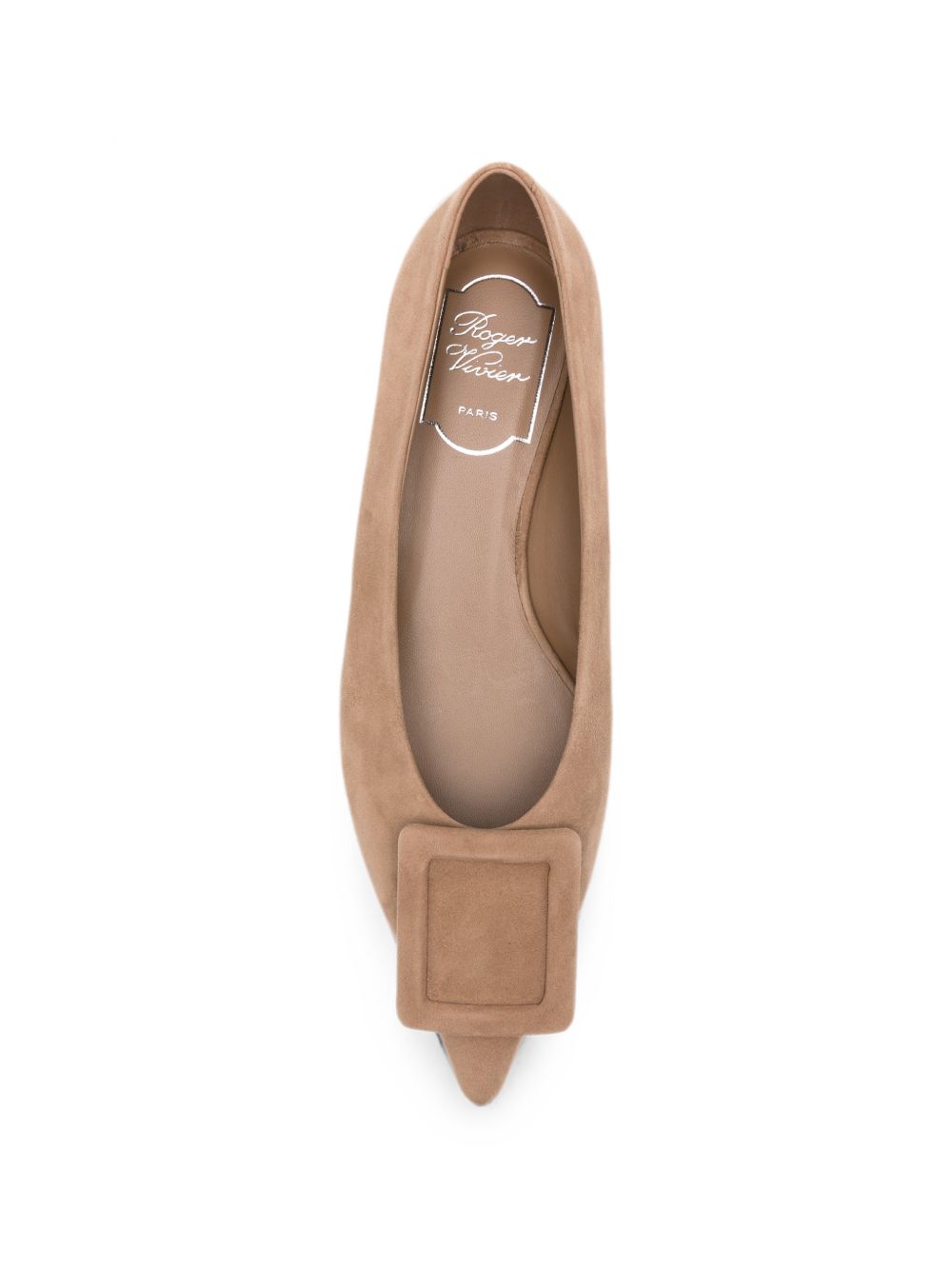 Roger Vivier Women Pointy Covered Leather Ballets