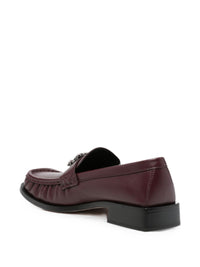 Roger Vivier Women Viv Moc Strass Leather Loafers