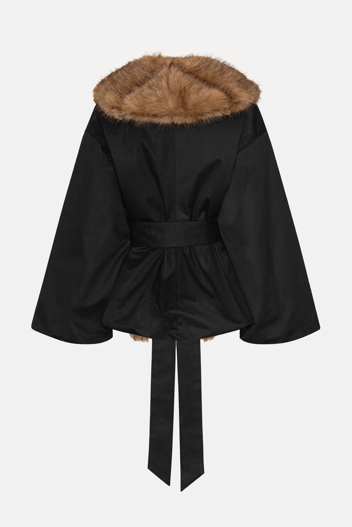Rotate Rotate Women Faux Fur Collar Jacket