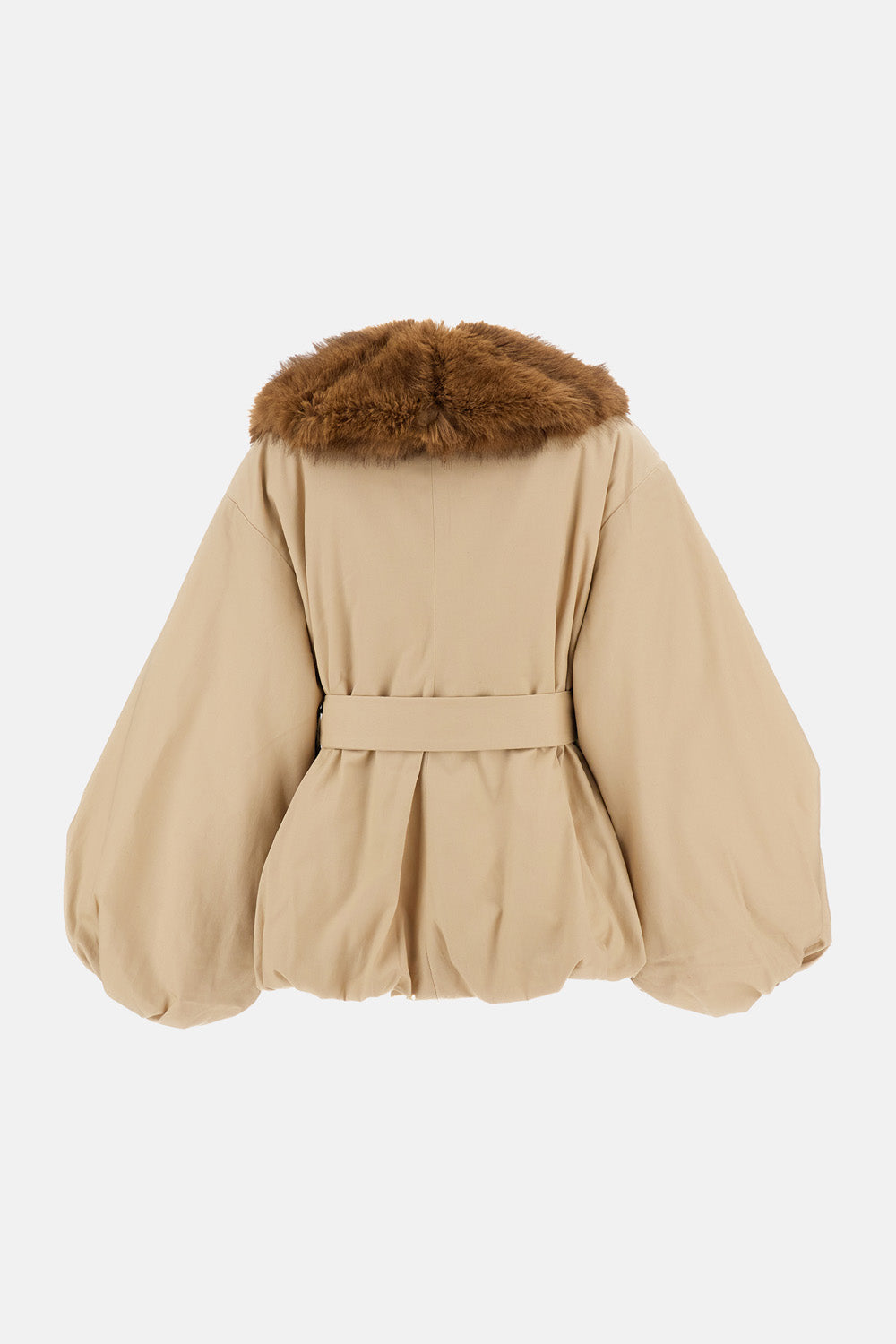 Rotate Rotate Women Jacket With Faux Fur Collar