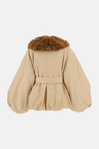 Rotate Rotate Women Jacket With Faux Fur Collar
