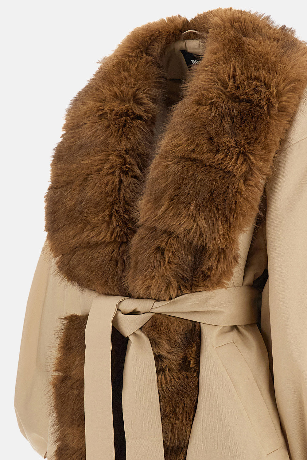 Rotate Rotate Women Jacket With Faux Fur Collar