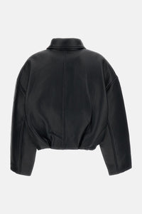 Rotate Women Boxy Leather Jacket