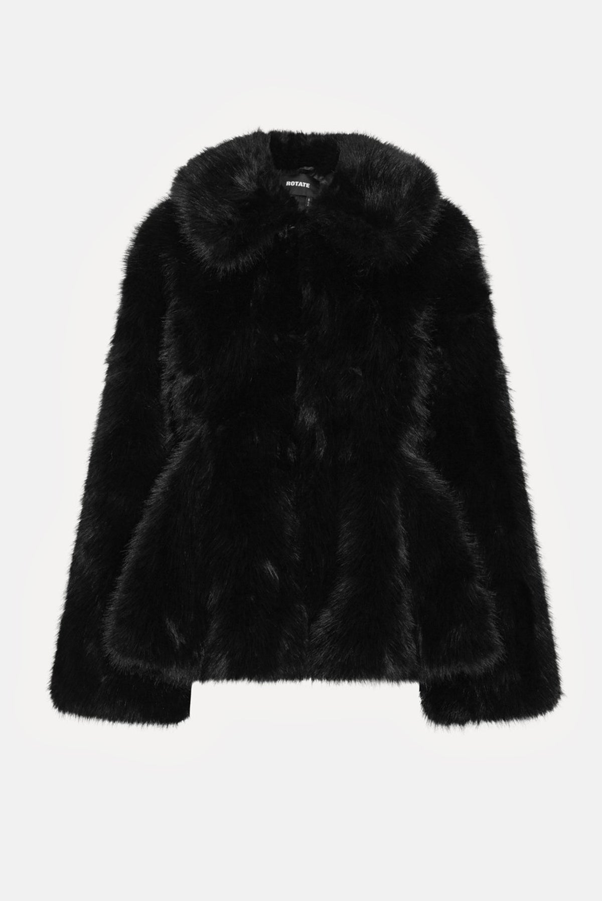Rotate Rotate Women Faux Fur Flared Jacket