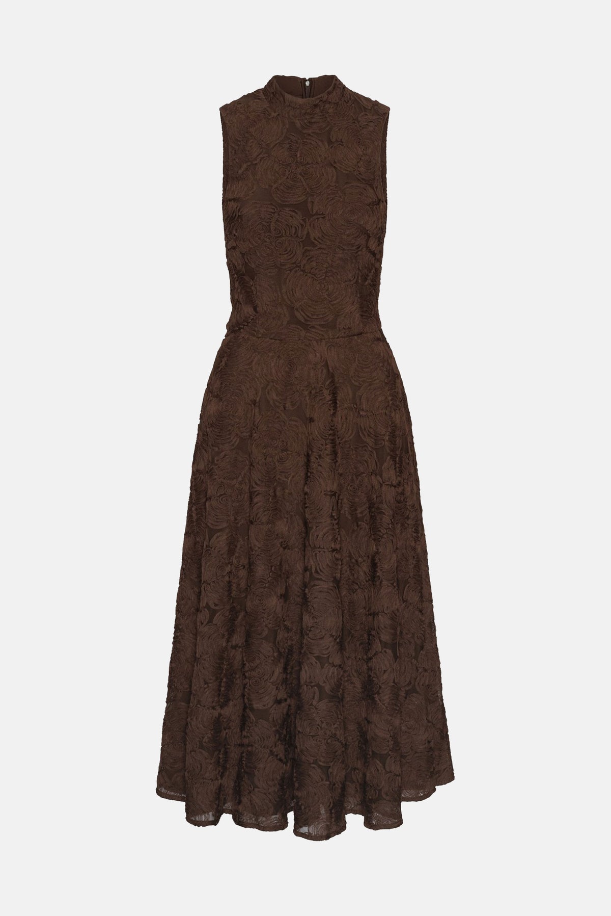 Rotate Rotate Women Flower Mesh Flared Dress