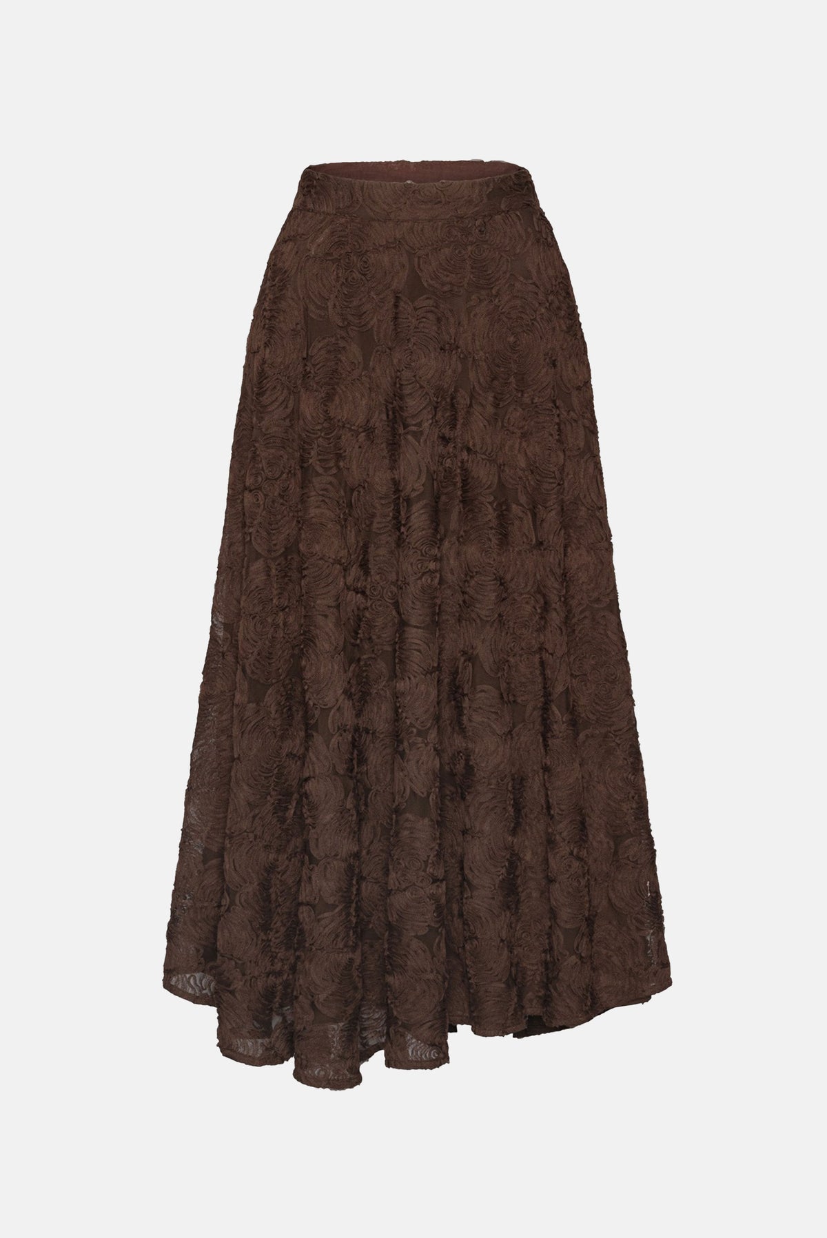 Rotate Rotate Women Flower Mesh Sun Skirt