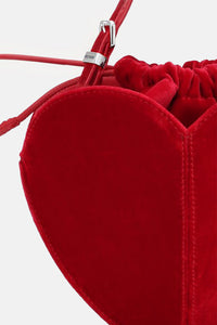 Rotate Rotate Women Velvet Heart Bag