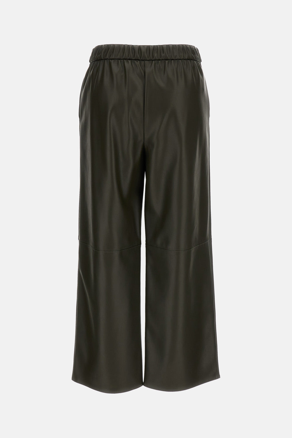 S Max Mara S Max Mara Women Coated Jersey Cropped Trousers