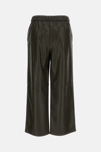 S Max Mara S Max Mara Women Coated Jersey Cropped Trousers