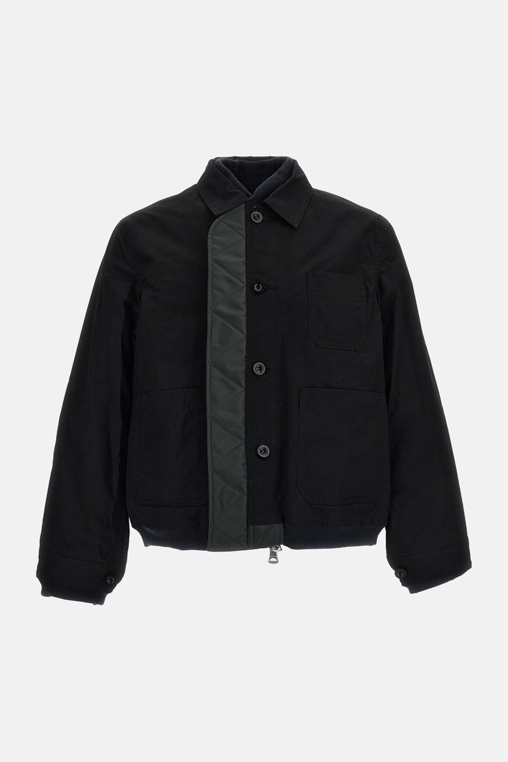 Sacai Men Nylon Twill Rip Stop Reversible Jacket