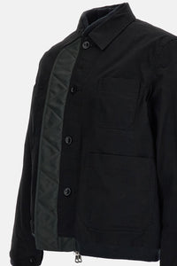 Sacai Men Nylon Twill Rip Stop Reversible Jacket