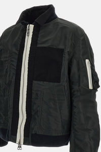 Sacai Men Nylon Twill Rip Stop Reversible Jacket