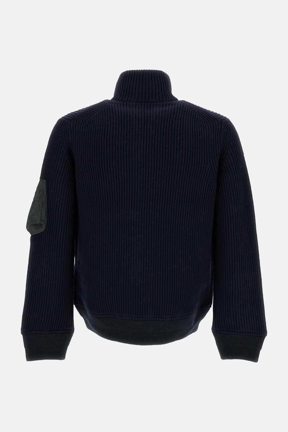 Sacai Men Wool Knit Fisherman Cardigan