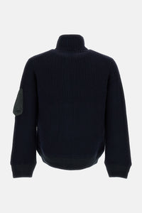 Sacai Men Wool Knit Fisherman Cardigan