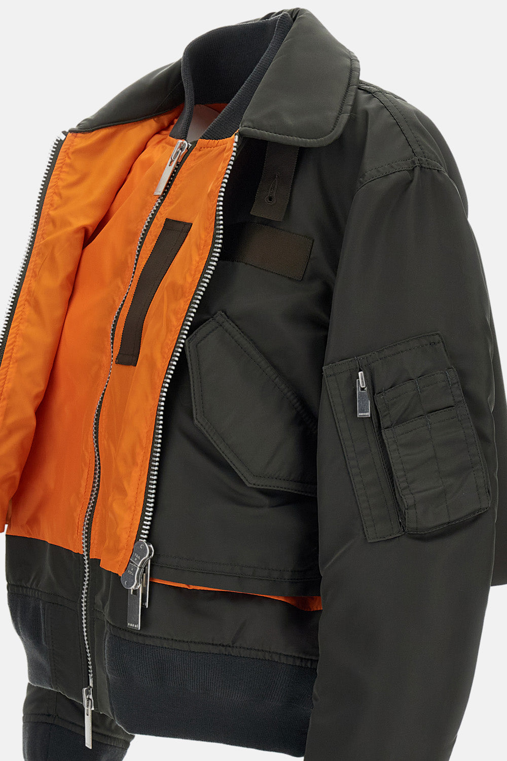 Sacai Sacai Women Nylon Twill Blouson