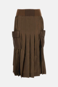 Sacai Sacai Women Nylon Twill Skirt