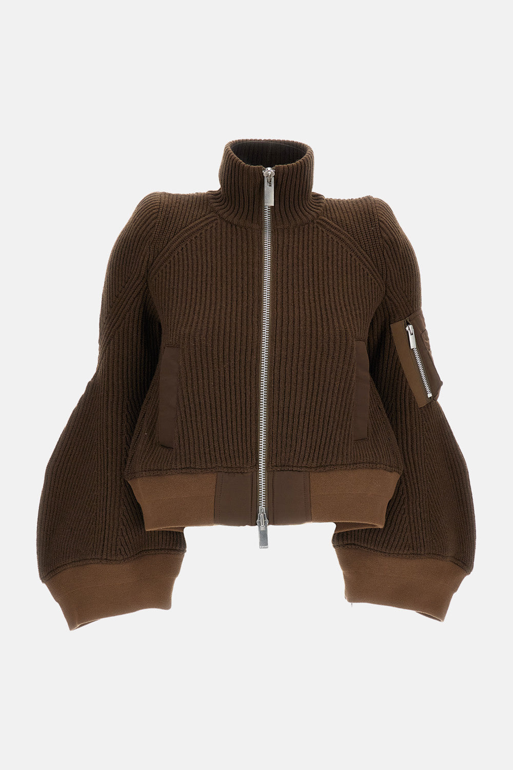 Sacai Sacai Women Wool Knit Blouson