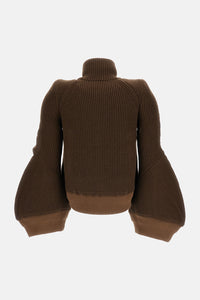 Sacai Sacai Women Wool Knit Blouson
