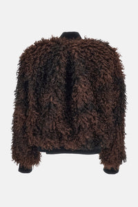 Sacai Sacai Women Curly Faux Fur Blouson