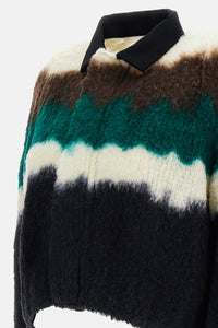 Sacai Sacai Women Chusen-Dyed Knit Cardigan