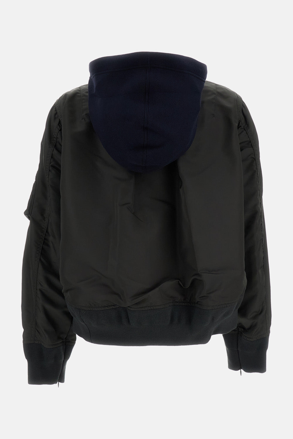 Sacai Sacai Women Sponge Sweat X Nylon Twill Hoodie