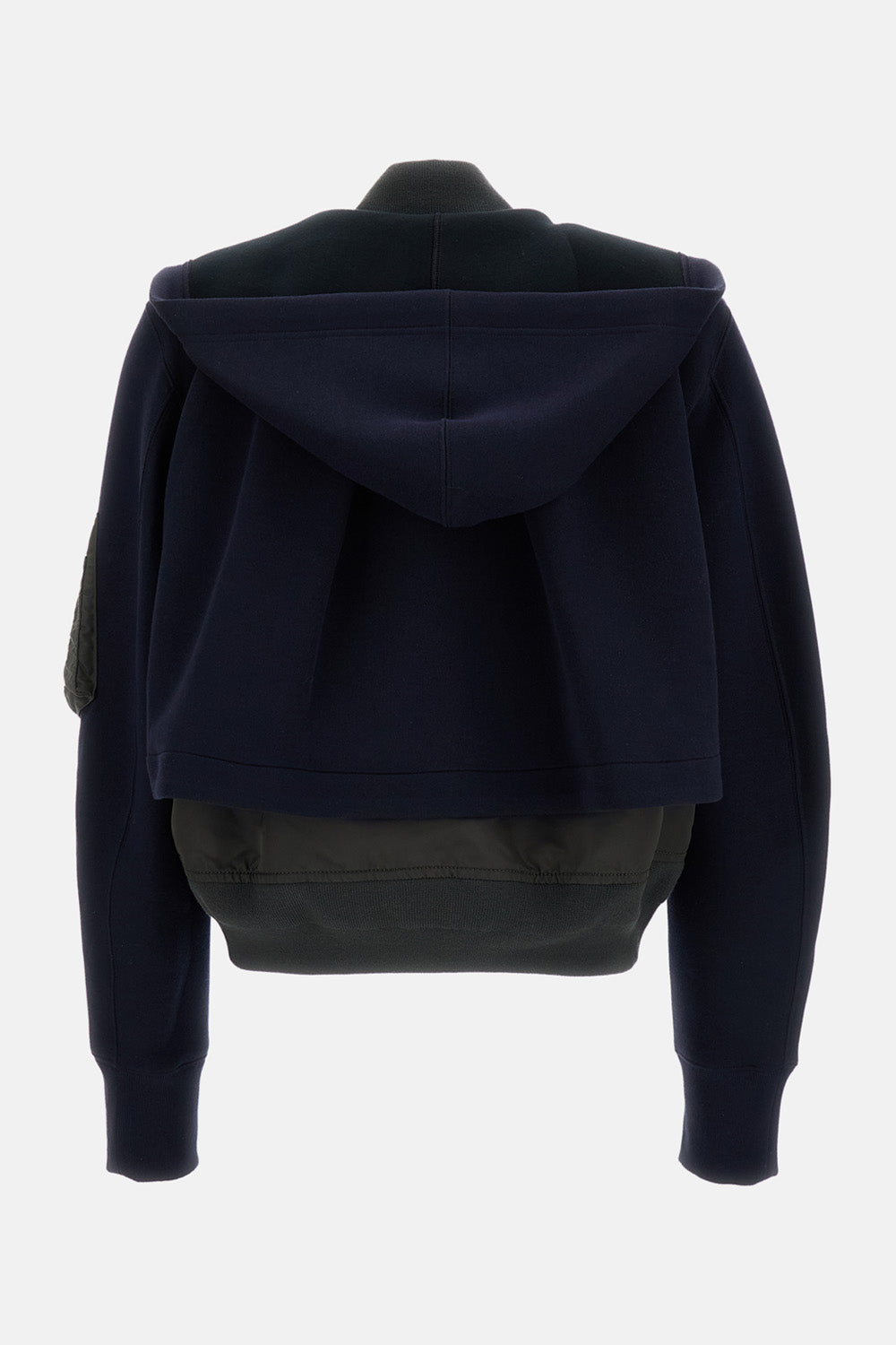 Sacai Sacai Women Bomber-Style Hooded Sweatshirt
