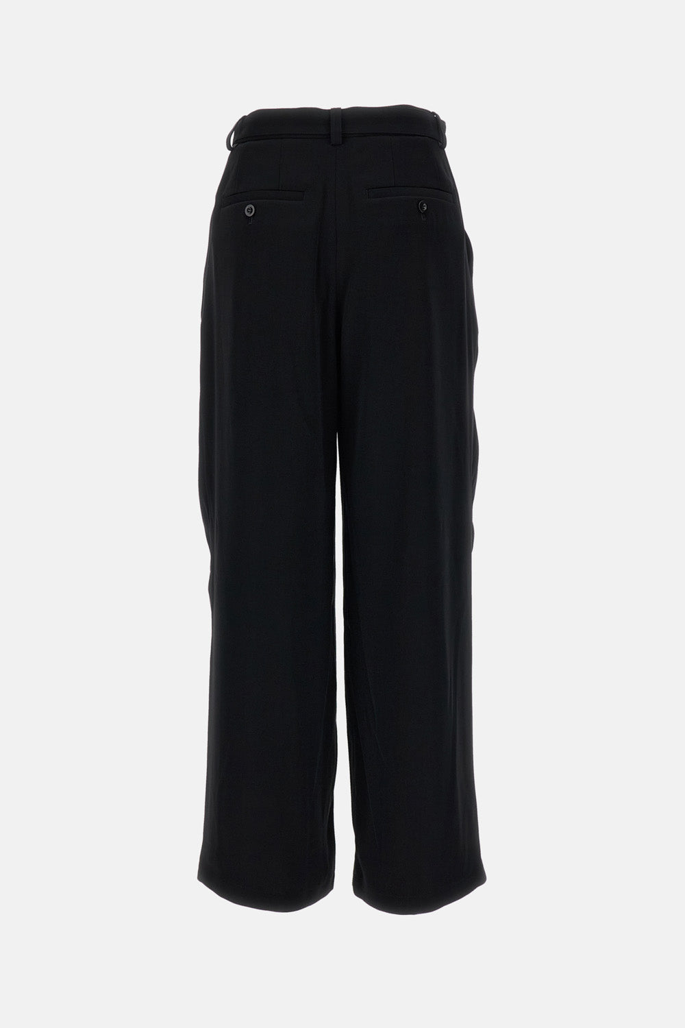 Sacai Women Wide Leg Crepe Back Satin Pants