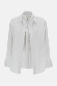Sacai Sacai Women Hybrid Poplin Shirt