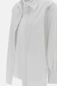 Sacai Sacai Women Hybrid Poplin Shirt
