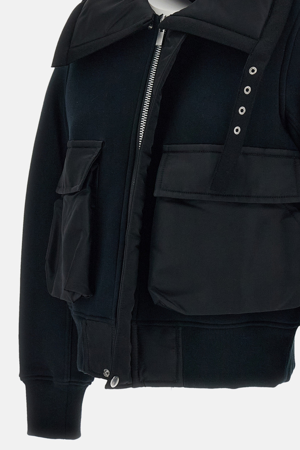 Sacai Sacai Women Sponge Sweat Hybrid Blouson