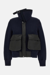 Sacai Sacai Women Sponge Sweat Hybrid Blouson