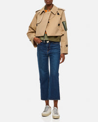 Sacai Sacai Women Cotton Gabardine X Nylon Twill Blouson