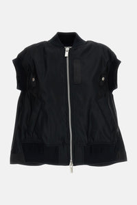 Sacai Sacai Women Nylon Twill Vest