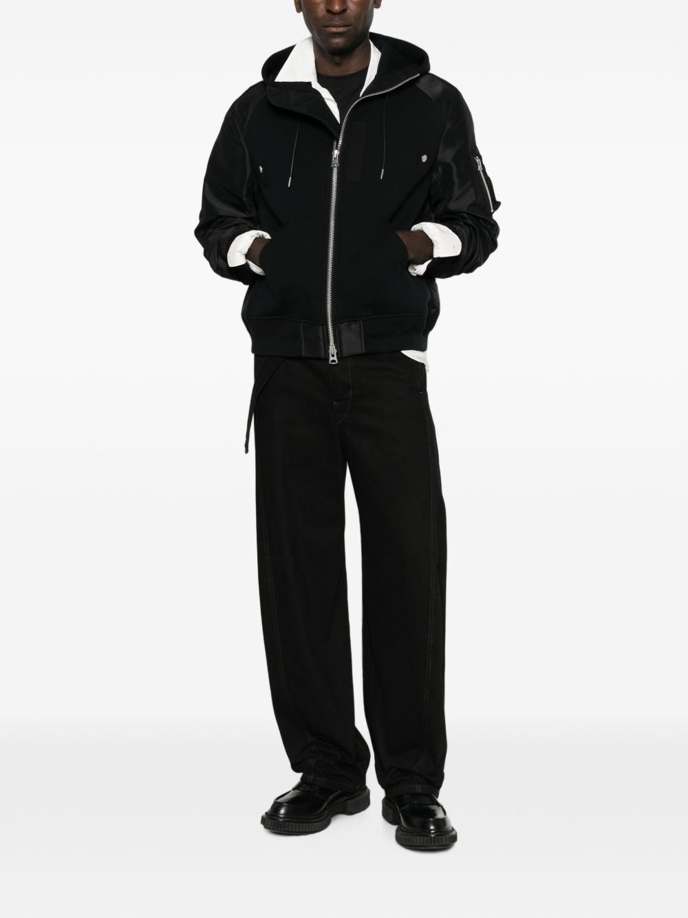 SACAI Sacai Men Zipped Sweatshirt