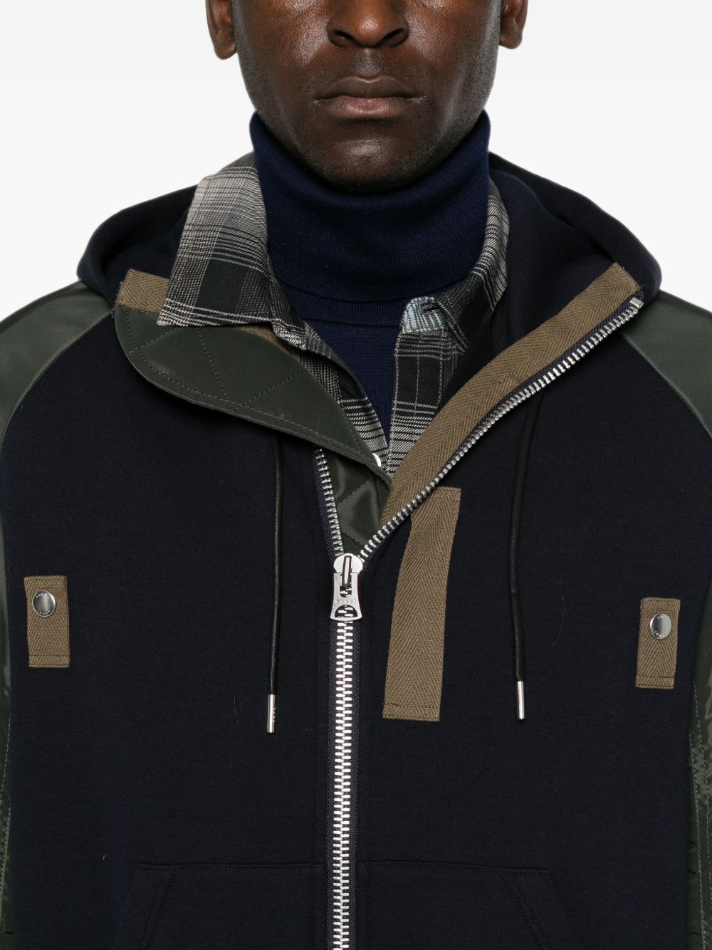 Sacai Men Zipped Sweatshirt