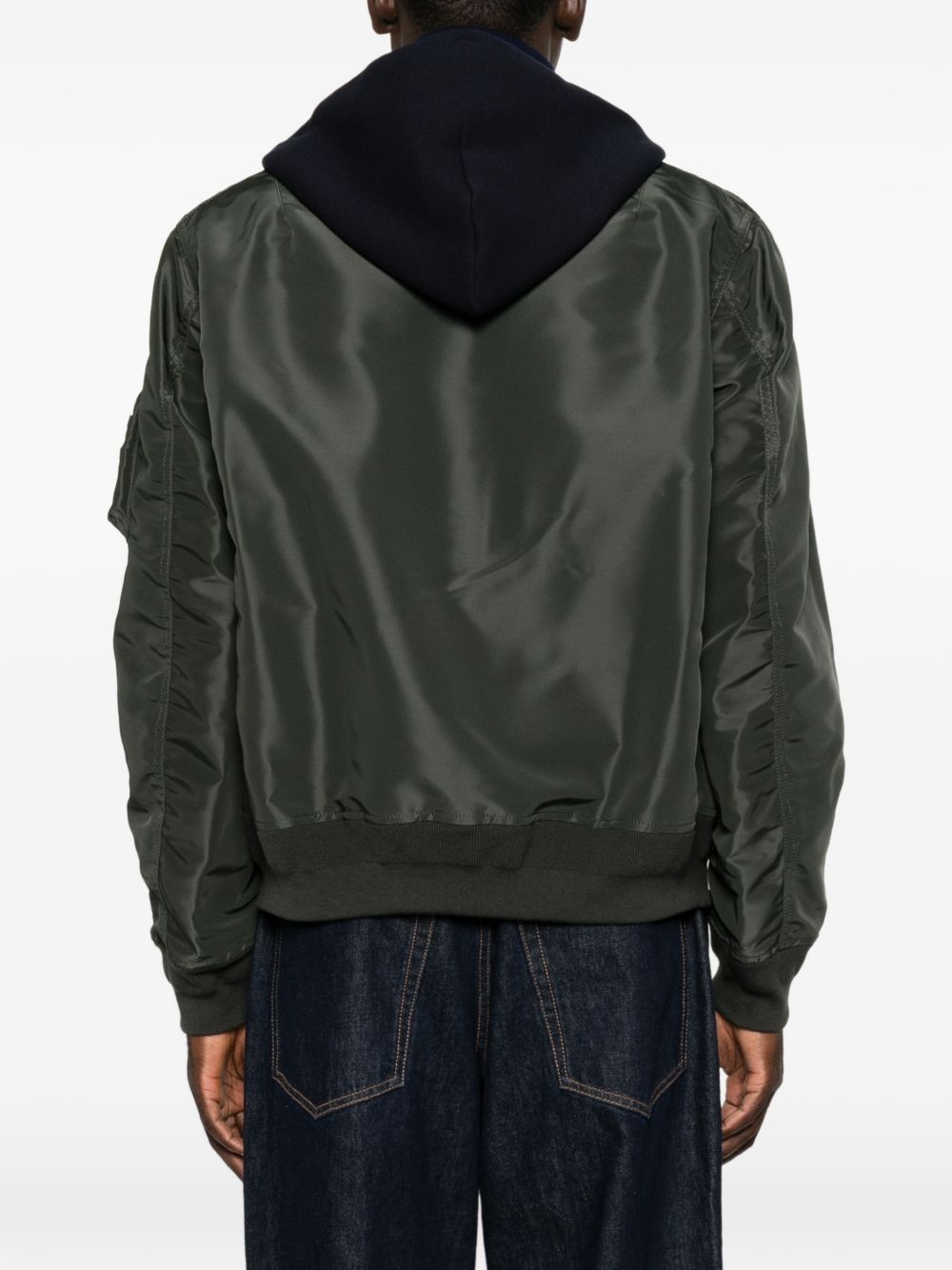 Sacai Men Zipped Sweatshirt