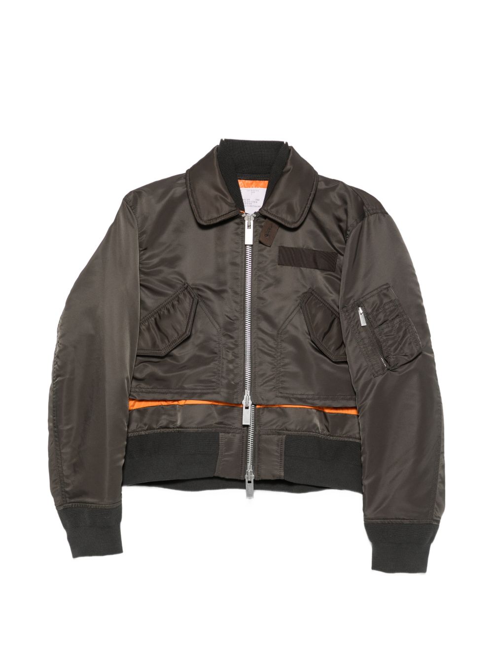 Sacai Women Cotton Blend Blouson Jacket