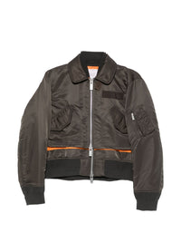 Sacai Women Cotton Blend Blouson Jacket