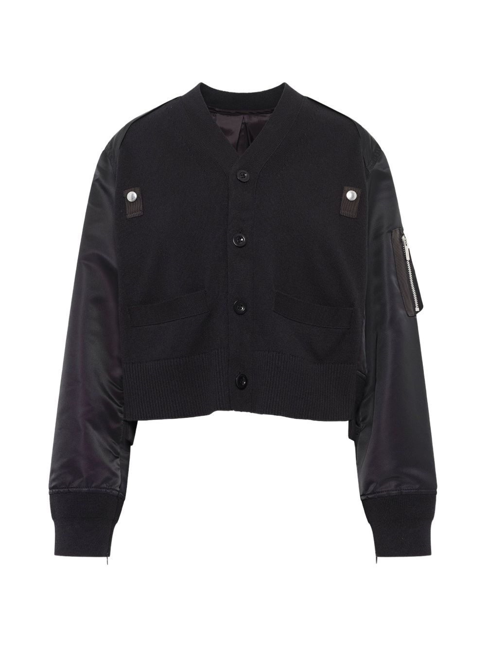 SACAI Sacai Women Cotton And Nylon Cardigan
