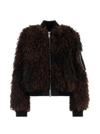 SACAI Sacai Women Faux-Fur Bomber Jacket