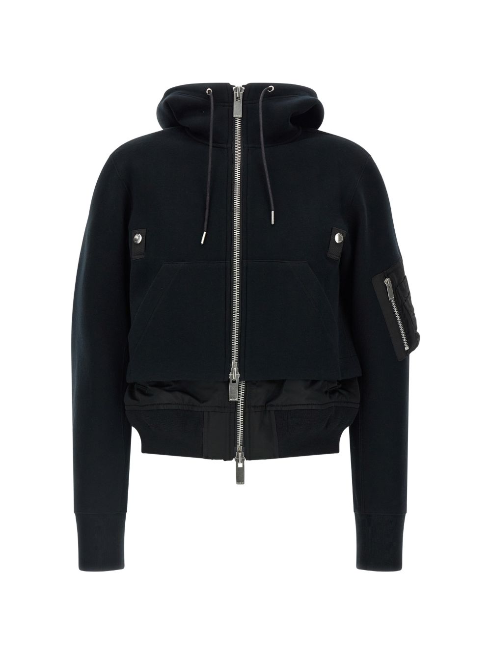 Sacai Women Cotton Blend Hoodie