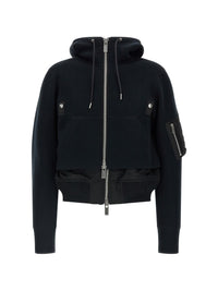 Sacai Women Cotton Blend Hoodie